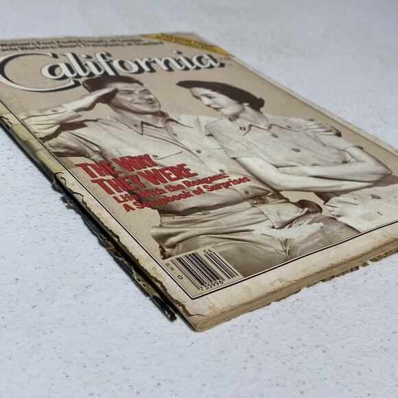 RARE VTG California Magazine April 1983 Reagan’s Ronald Nancy Reagan Bill Walton - Picture 10 of 10